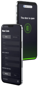 Visitor Code Creation and Open Door Screen on mobile app